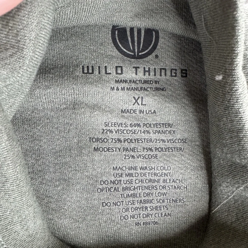 Wild Things Tactical Shirt Mens Xl‎ Green Camo Long Sleeve Padded Elbows